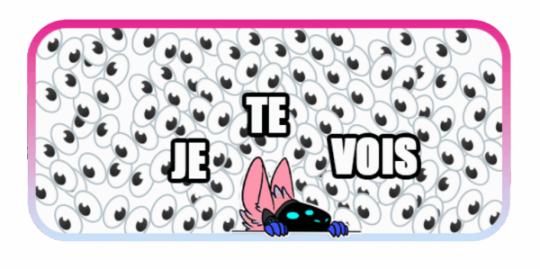 Stickers JE TE VOIS – Image 3